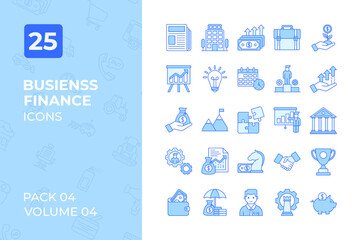 Business and Finance icons Collection. Set contains such Icons as Business man, Stockmarket, finance, banking, and more.