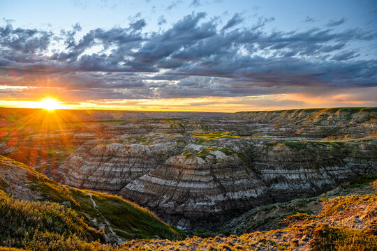 Horsethief Canyon in the Canadian Badlands, Drumheller, Alberta, Canada