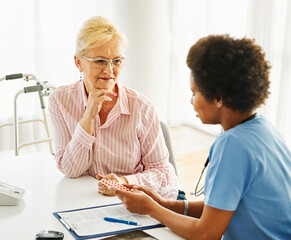 nurse doctor senior care drug pill tablet prescription caregiver help assistence retirement home nursing