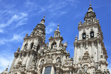 fachada de la catedral de Santiago de Compostela restaurada - 514669162