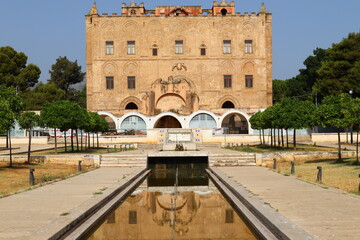 Palermo, Sicily (Italy): Palace of the Zisa, Arab-Norman Architecture Castle. UNESCO World Heritage Site