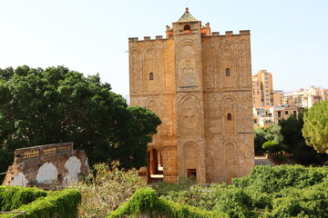 Palermo, Sicily (Italy): Palace of the Zisa, Arab-Norman Architecture Castle. UNESCO World Heritage Site