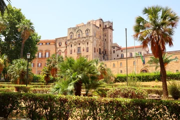 Papier Peint photo Palerme Palermo, Sicily (Italy): Norman Palace (Palazzo dei Normanni) the Royal Palace
