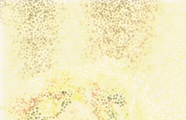 朝顔の壁紙ボロノイ　ページュ