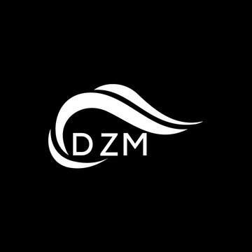 DZM letter logo. DZM best black ground vector image. DZM letter logo design for entrepreneur and business.
