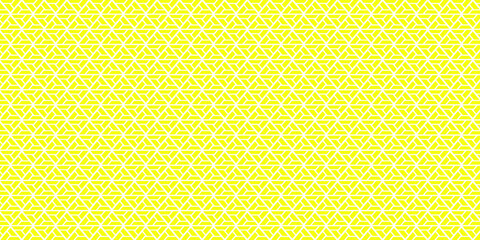 Yellow triangle and white abstract background