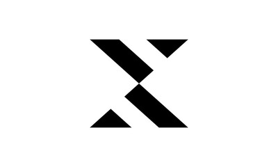 Letter X logo icon vector
