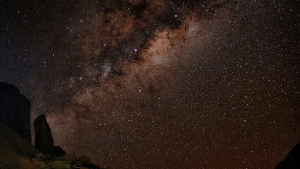 Milchstraße am Nachthimmel in Namibia
