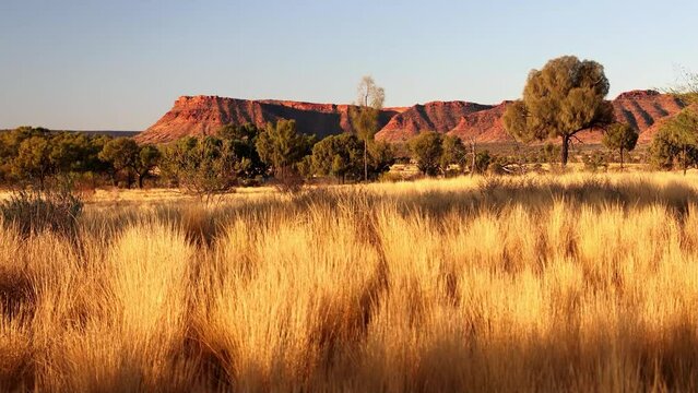 Landschaft beim Kings Canyon, Australien