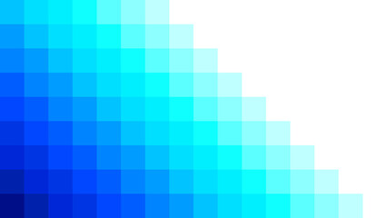 ブルーの四角いグラデーション　16：9