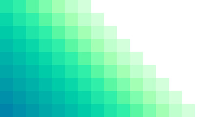 グリーンの四角いグラデーション　16：9