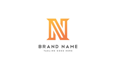 Abstract N Letter Logo Design - N Logo Design Concept