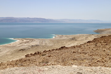 Dead Sea coast in southern Israel.