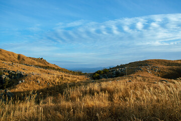 landscape with mountains