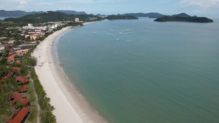 Langkawi, Malaysia – June 24, 2022: The Landmarks, Beaches and Tourist Attractions of Langkawi