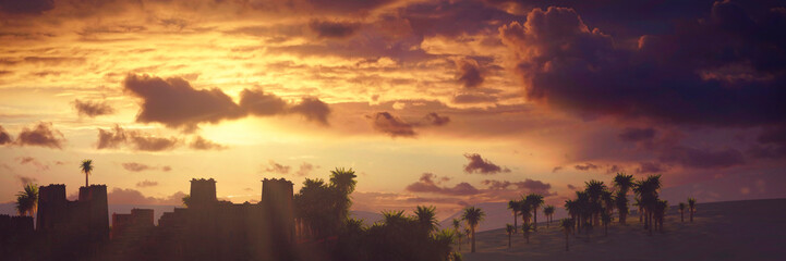 village in the desert