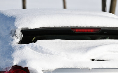 Snow on Car