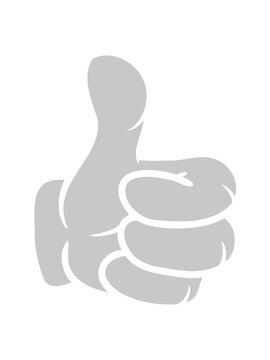 Hand Daumen hoch Comic 