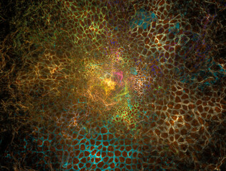 Imaginatory fractal abstract background Image