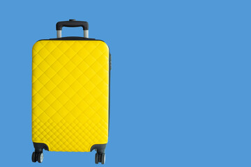 travel concept, baggage and hat