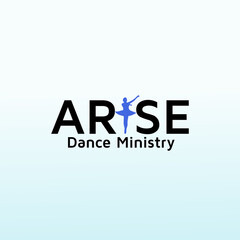 Dance Ministry vector logo design