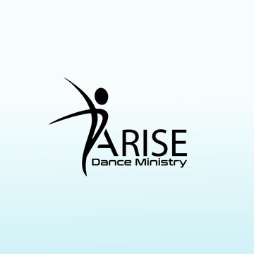 Dance Ministry vector logo design