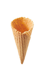 ice cream cone isolated on a white background