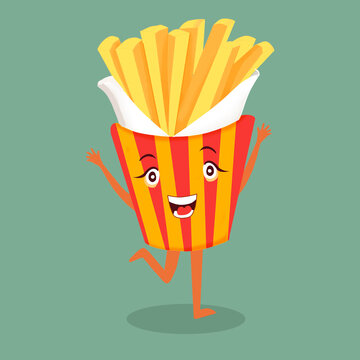 comida, food, frenchfries, papa fritas, fritas, papas, ilustraci&oacute;n, cajita de papas fritas , palitos, 