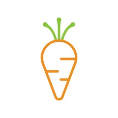 Carrot logo vector