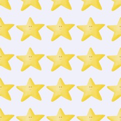 Happy Stars pattern print design