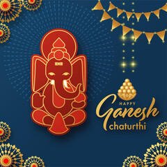 Happy Ganesh Chaturthi greetings festival