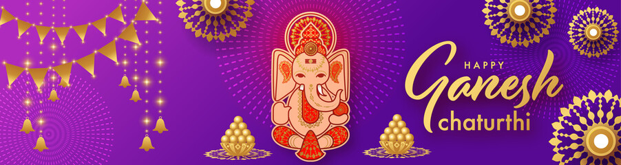Happy Ganesh Chaturthi greetings festival
