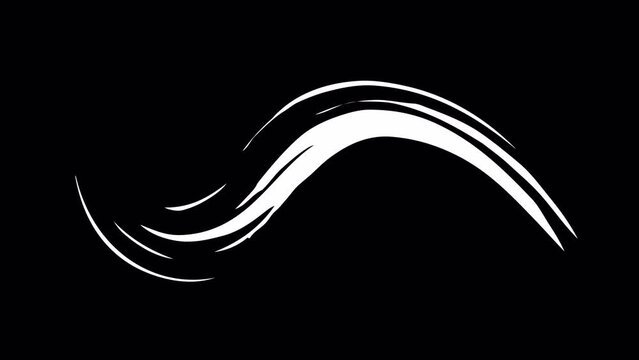 Smoke Flash Fx Comic Style 2D Effect Loopable 4K Alpha Channel Transparent Background Animation