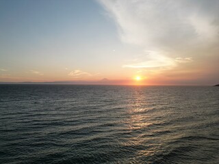Obraz premium 夕暮れの海