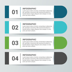 Steps business data visualization timeline process infographic template design with icons