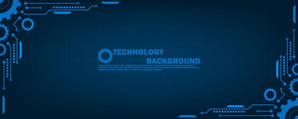 Geometric abstract technology background - future lines and dots connection digital data and big data concept EP.43