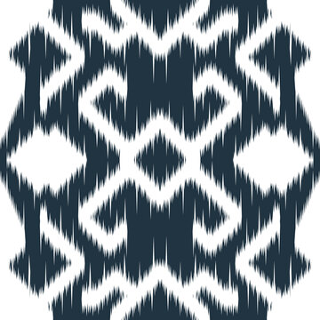 seamless ethnic cloth vector pattern vector tie-dye shibori printed with stripes and chevron bohemian fashion Infinite texture. Background color can be changed.EP.85