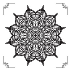Creative, Modern, Abstract and Professional Luxury Ornamental Mandala Background Design or Pattern Design Vector