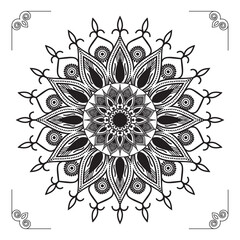 Creative, Modern, Abstract and Professional Luxury Ornamental Mandala Background Design or Pattern Design Vector