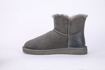 grey winter boots