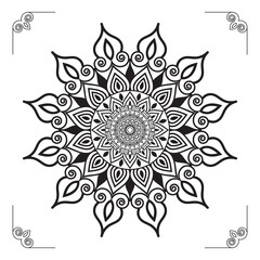 Creative, Modern, Abstract and Professional Luxury Ornamental Mandala Background Design or Pattern Design Vector