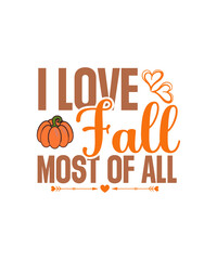 Fall SVG Bundle, Fall Shirt SVG, Pumpkin SVG, Thanksgiving, Halloween, Autumn, Sign, Png, Svg File for Cricut, Sublimation Designs Downloads