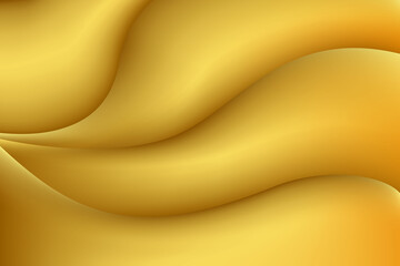 glossy golden abstract fluid background design vector graphic