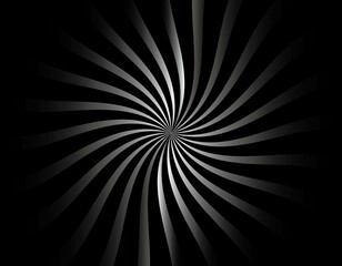 渦を巻いて回転しているような不思議なグラデーション付きの集中線