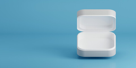 Jewelry mockup template. Luxury jewelry package. 3d rendering