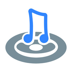 Audio, compose, music, note, play, player icon