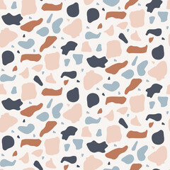 Fototapeta premium Terrazzo pattern seamless background