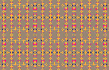 Abstract geometric and tribal patterns, usage design local fabric patterns, Design inspired by indigenous tribes. geometric Vector illustration