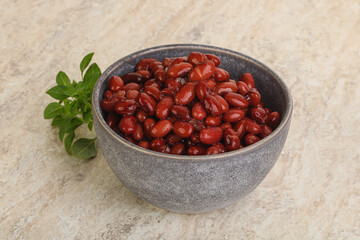 Red kidney bean in the bowl