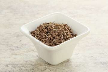 Zira seeds in the bowl